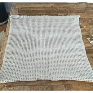 Onsen Waffle Knit Bath Towel Ivory Oat 100% Supima Cotton
